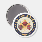 Magnet de la Sainte Famille (Recto/Verso)