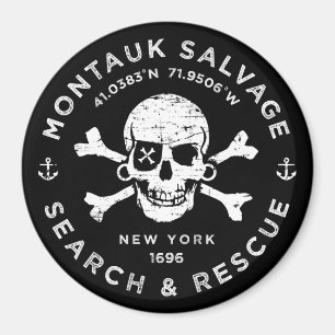 Magnet de la société de récupération Montauk