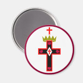 Magnet de la société maçonnique rosicrucienne (Recto/Verso)