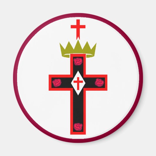 Magnet de la société maçonnique rosicrucienne (Devant)