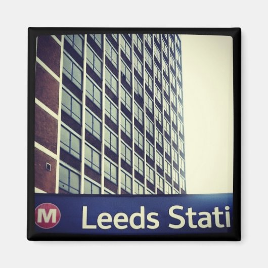 Magnet de la station Leeds (Devant)
