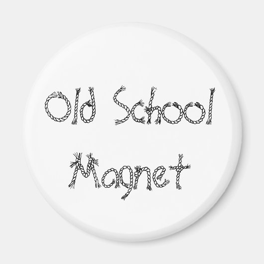 Magnet de la vieille école (Devant)