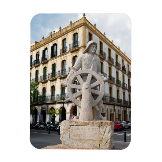 Magnet de la ville d'Ibiza (Vertical)