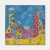 Magnet de la ville funky #1 (Devant)