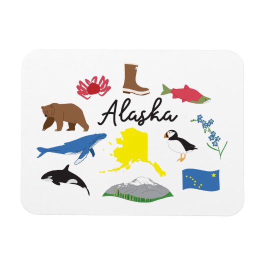 Magnet de l'Alaska (Horizontal)