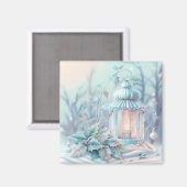 Magnet de lanterne de Noël (Recto/Verso)