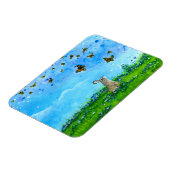 Magnet de lapins et papillons par Bihrle (Côté Gauche)