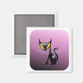 Magnet de l'application Demon Cat (Recto/Verso)