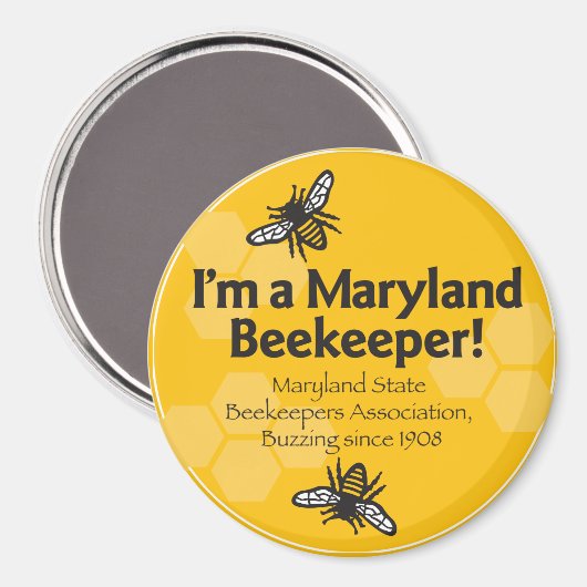 Magnet de l'Association nationale de l'apiculture  (Recto/Verso)