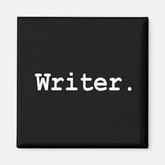 Magnet de l'auteur - Carré (Devant)