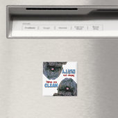 Magnet de lave-vaisselle Amoureux de les chiens Pu (In Situ (Lave-vaisselle))