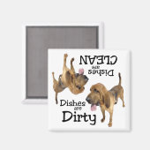 Magnet de lave-vaisselle Bloodhound (Recto/Verso)