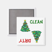 Magnet de lave-vaisselle de Noël (Recto/Verso)