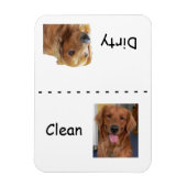 Magnet de lave-vaisselle Golden Retriever (Vertical)