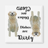 Magnet de lave-vaisselle Golden Retriever (Devant)