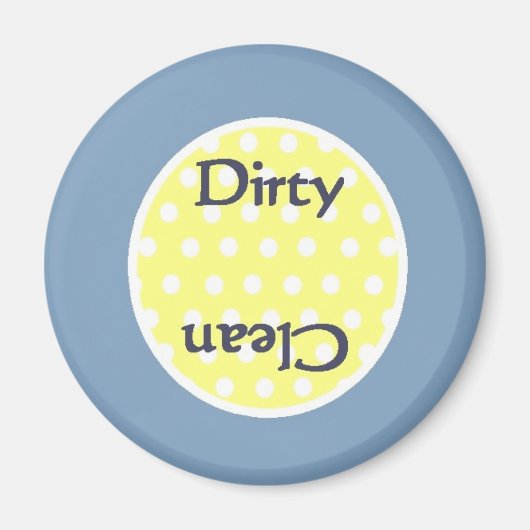 Magnet de lave-vaisselle Preppy Blue Clean (Devant)