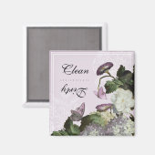 Magnet de lave-vaisselle propre de matin (Recto/Verso)