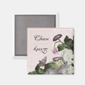 Magnet de lave-vaisselle propre de matin (Recto/Verso)