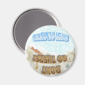 Magnet de lave-vaisselle propre ou sale (Recto/Verso)