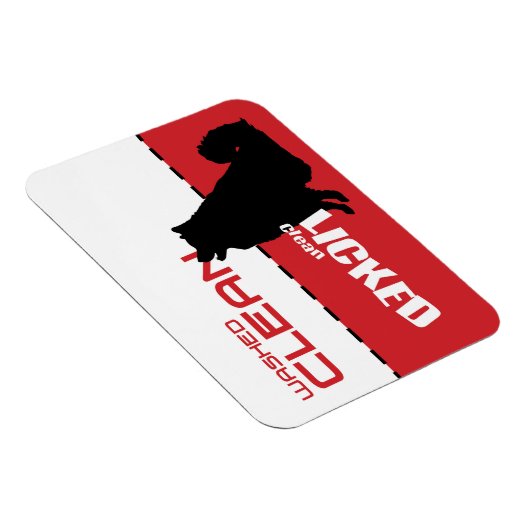 Magnet de lave-vaisselle Samoyed Husky Dog - Lait  (Côté Droit)