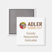 Magnet de l'école Adler 9 (Recto/Verso)