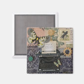 Magnet de l'écrivain (Recto/Verso)