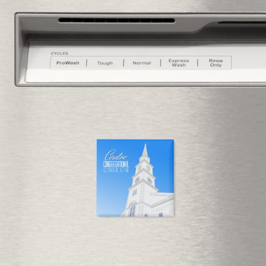 Magnet de l'Église congrégationnelle du Centre (In Situ (Lave-vaisselle))