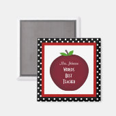 Magnet de l'enseignant personnalisé (Recto/Verso)