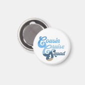 Magnet de l'équipe de croisières Cousin (Recto/Verso)