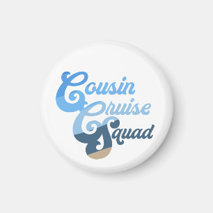 Magnet de l'équipe de croisières Cousin