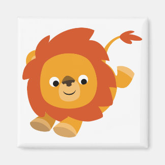 Magnet de Lion de caricature Perky
