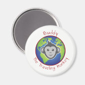Magnet de logo Buddy, rond (Recto/Verso)