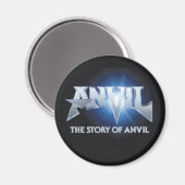 MAGNET DE LOGO DU FILM ANVIL NOIR (Recto/Verso)