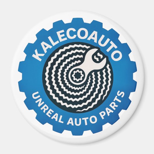 Magnet de logo moderne (Devant)