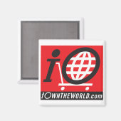 Magnet de logo noir (Recto/Verso)