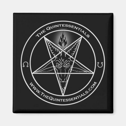Magnet de logo Quintessentials "Baphomet" (Devant)
