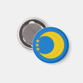 Magnet de lune Crescent SCA (Recto/Verso)