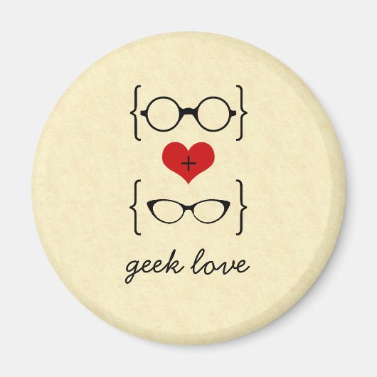 Magnet de lunettes Geeky (Devant)