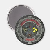 Magnet de l'Union des scientifiques (Recto/Verso)