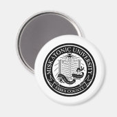Magnet de l'Université Miskatonique (Recto/Verso)