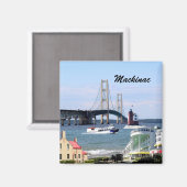 Magnet de Mackinac City (Recto/Verso)
