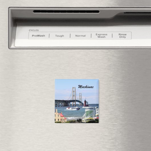 Magnet de Mackinac City (In Situ (Lave-vaisselle))