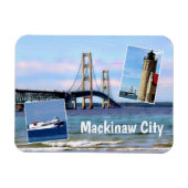 Magnet de Mackinaw City (Horizontal)