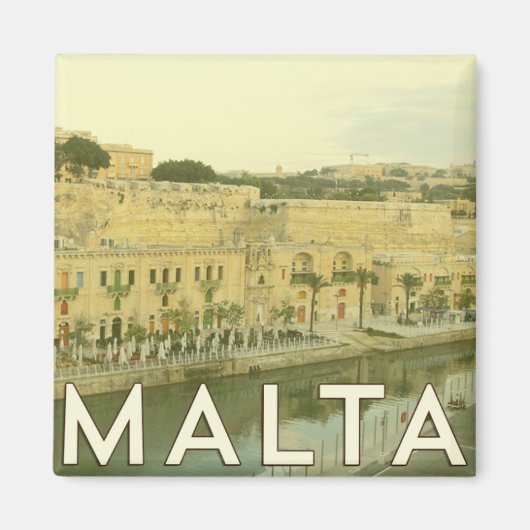 Magnet de Malte vintage (Devant)