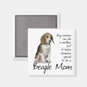 Magnet de maman beagle (Recto/Verso)