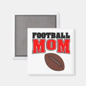 Magnet de maman de football (Recto/Verso)