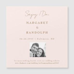 Magnet de Mariage Élégance Fard à Joues Enregistre