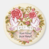 Magnet de mariage "Je t'épouse" (Devant)