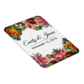 Magnet de mariage vintage dans le jardin (Côté Droit)