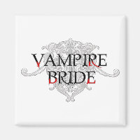 Magnet de mariée de vampire